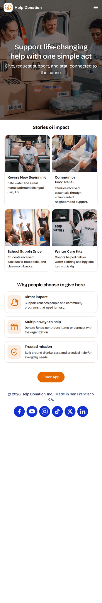 Donation App Template