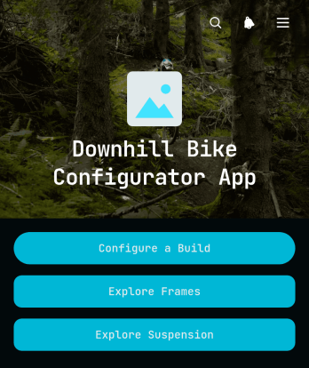 Downhill Bike Configurator App Template