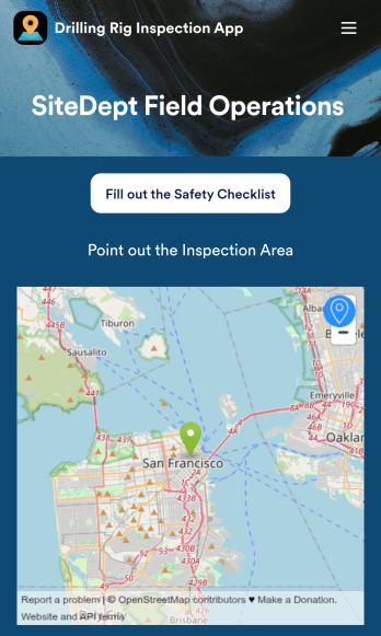 Drilling Rig Inspection App Template