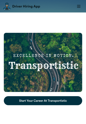 Driver Hiring App Template
