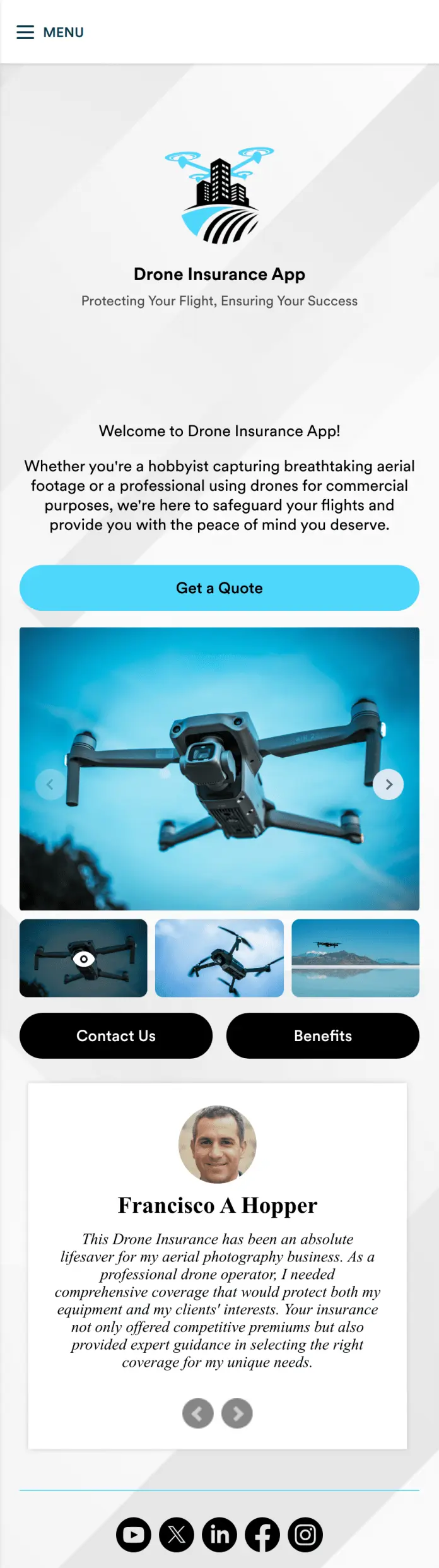 Drone Insurance App