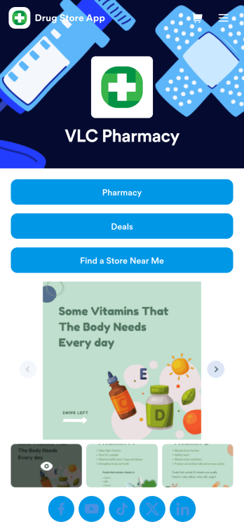 Drug Store App Template