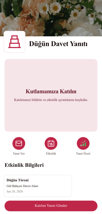 Düğün LCV Uygulama Șablonu