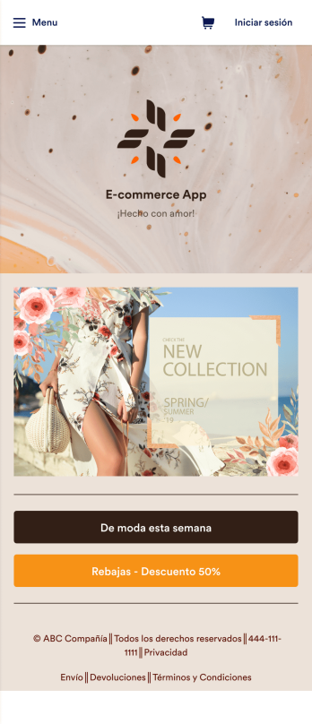 E-commerce App Template
