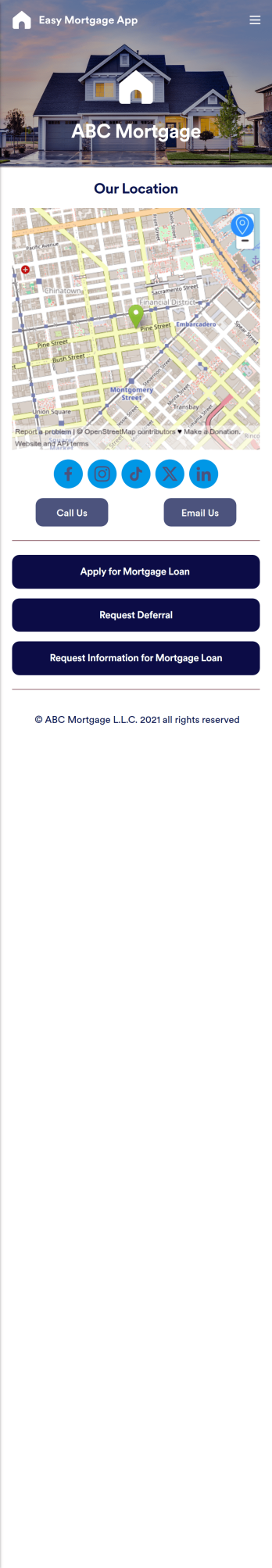 Easy Mortgage App Template