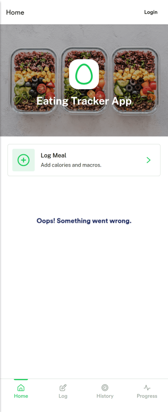 Eating Tracker App Template