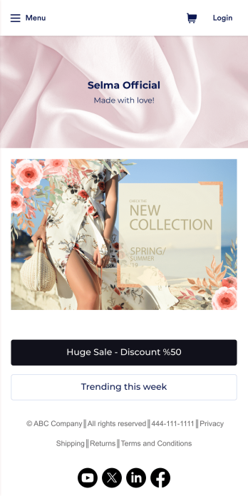 Ecommerce App Template