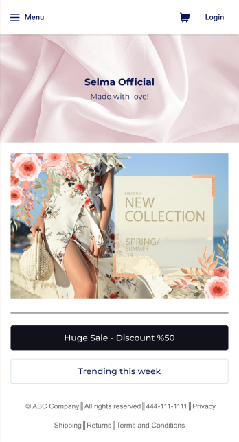 Ecommerce App Template