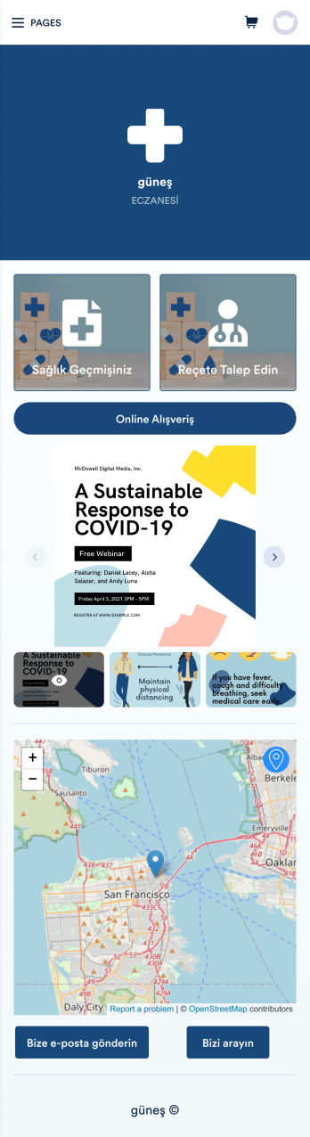 Eczane Uygulaması Template