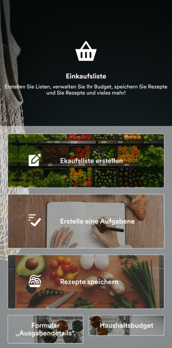 Einkaufsliste-App