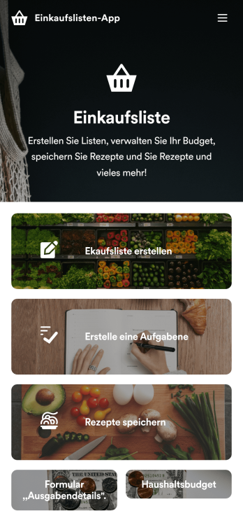 Einkaufsliste-App