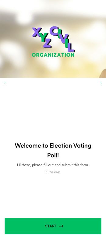 Election Voting Poll App Template