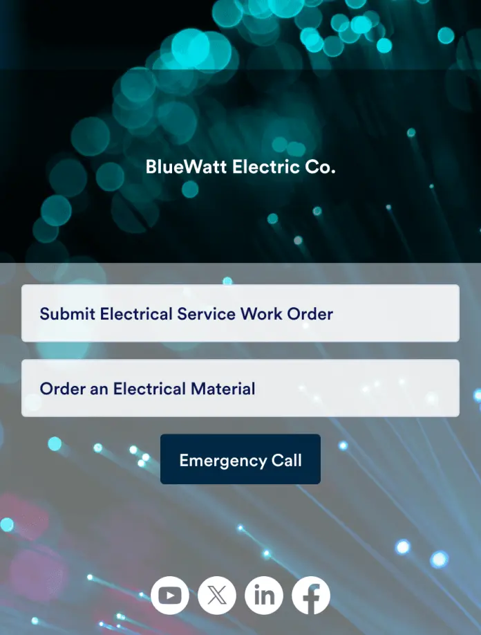 Electrical Work Order App