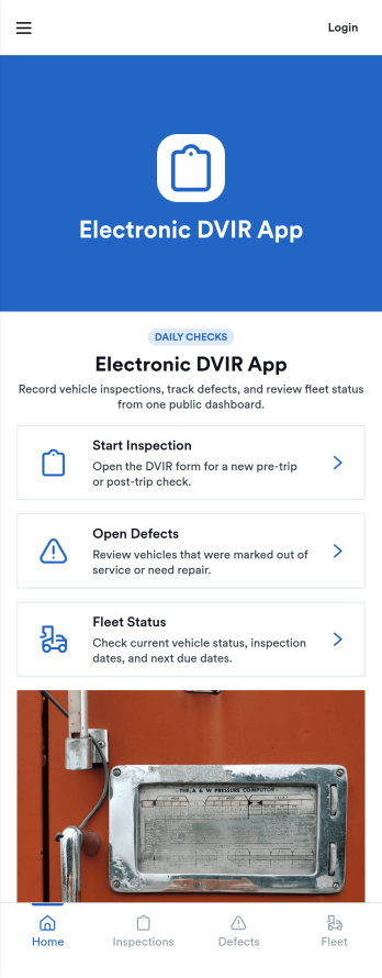 Electronic Dvir App Template