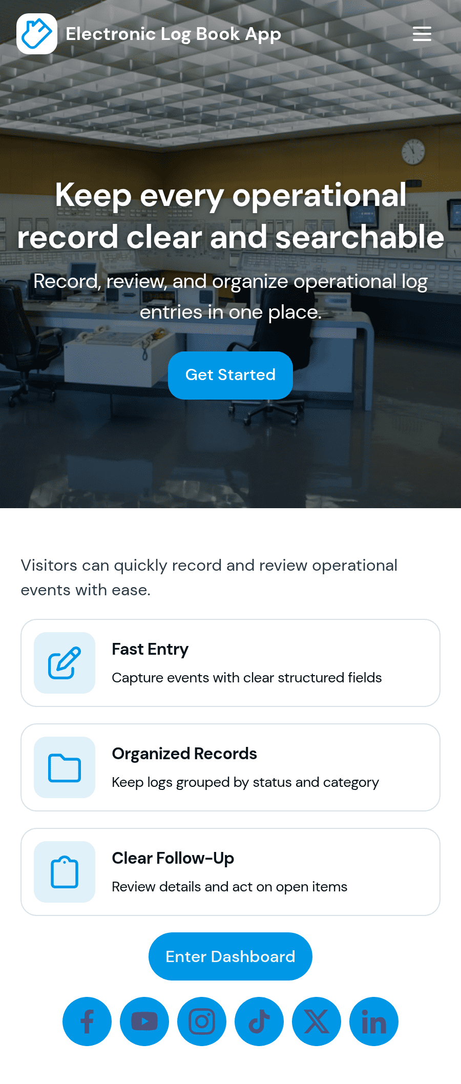 Digital Logbook Java Design Electronic Log Book App Template | Jotform