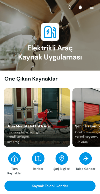 Elektrikli Araç Kaynak Uygulama Șablonu