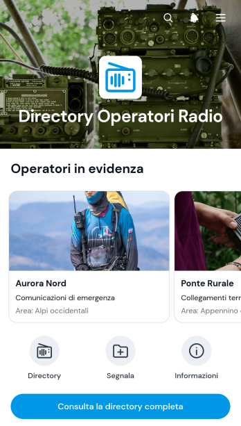 Elenco degli Operatori Radio