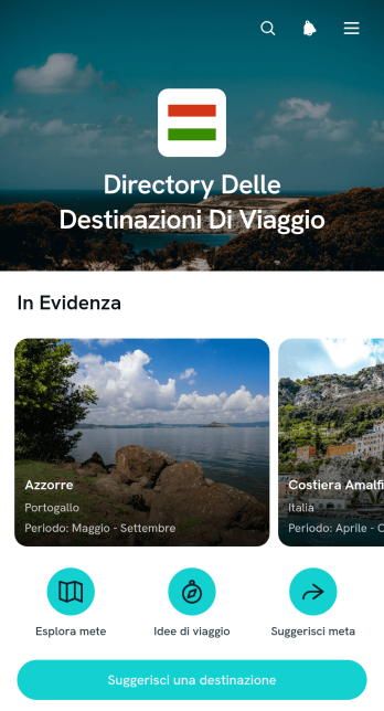 Elenco di Destinazioni di Viaggio
