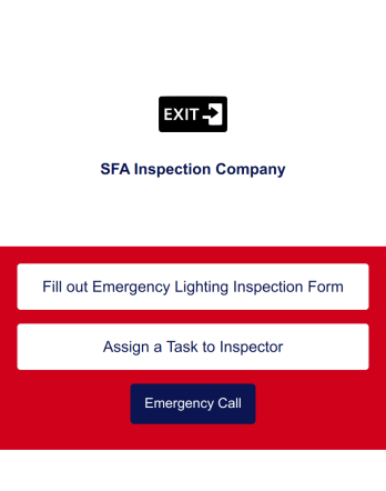 Emergency Lighting Inspection App Template