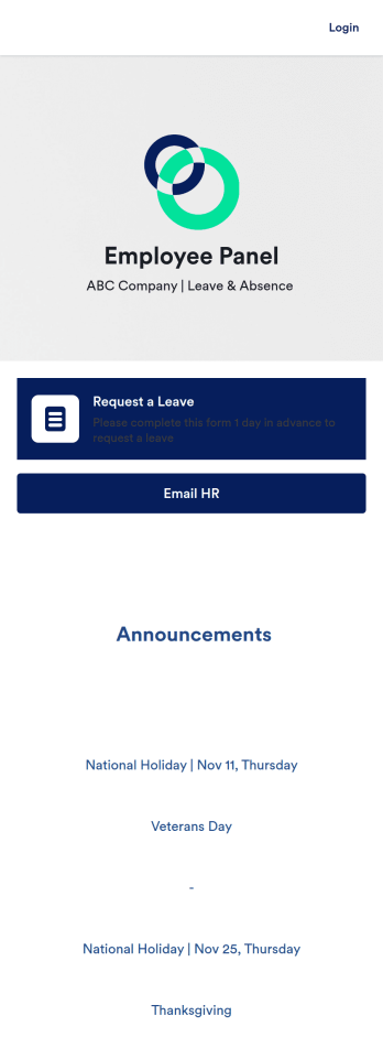 Employee Absence Tracking App Template