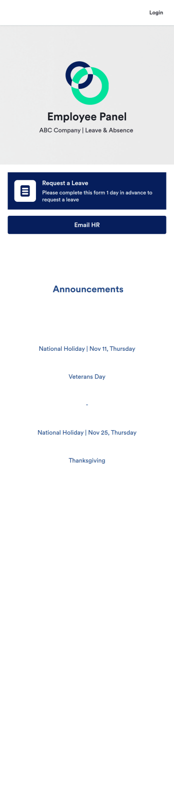 Employee Absence Tracking App Template