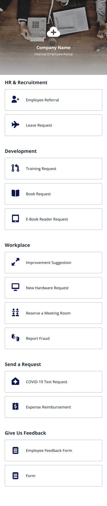 Employee App Template