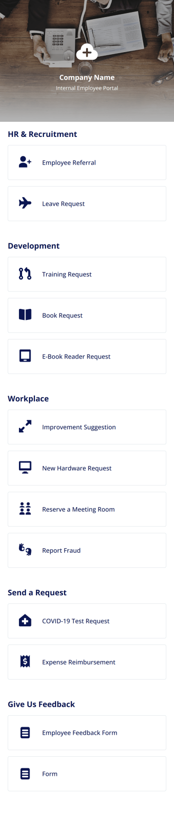 Employee App Template