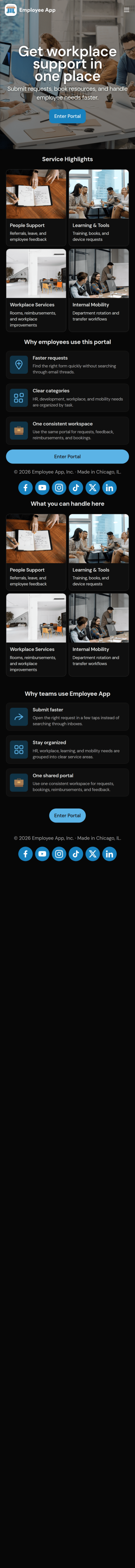 Employee App Template