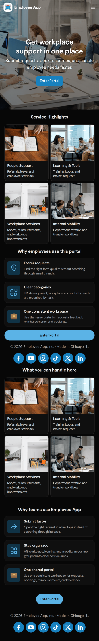 Custom Employee App