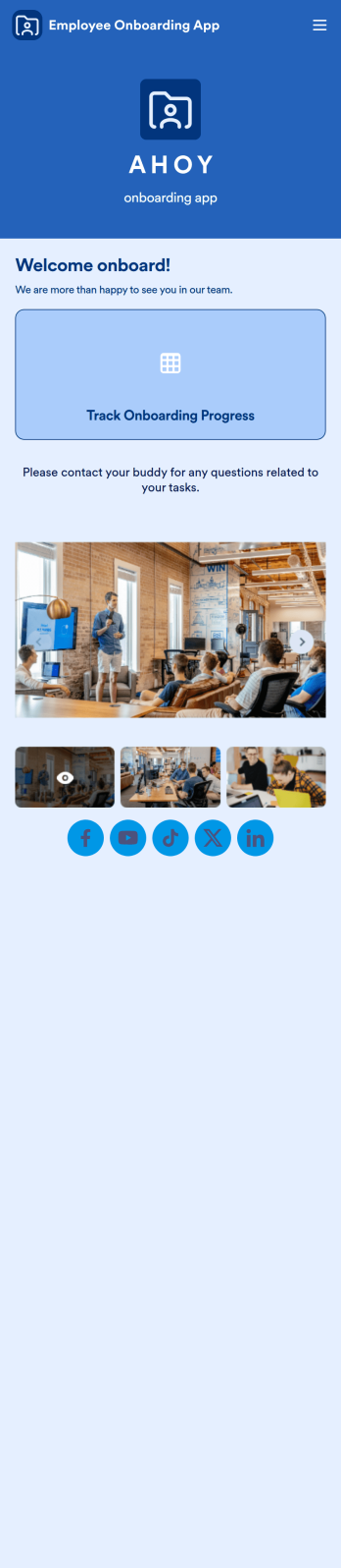 Custom Employee Onboarding App