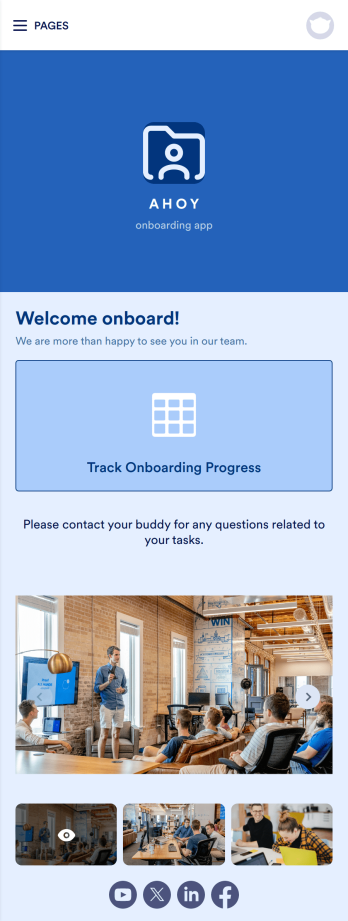 Employee Onboarding App Template