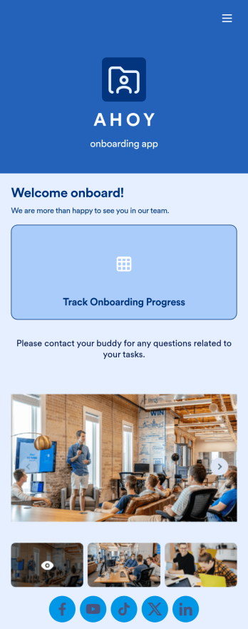 Custom Employee Onboarding App