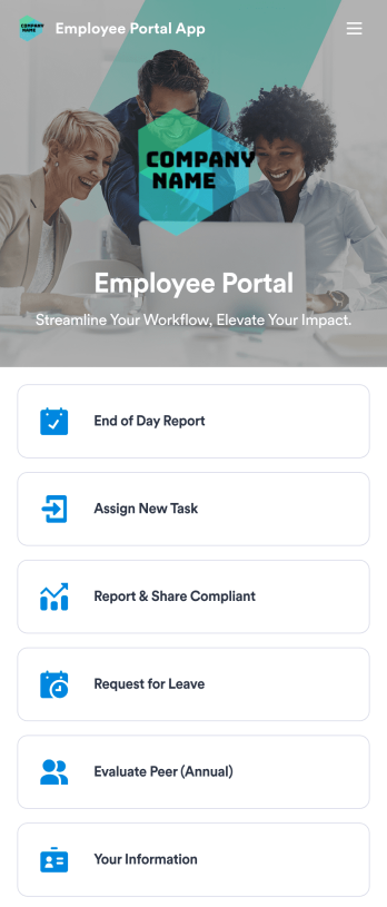 Employee Portal App Template