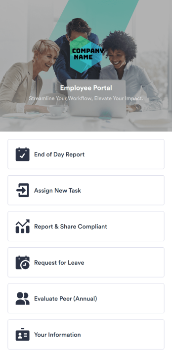Employee Portal App Template
