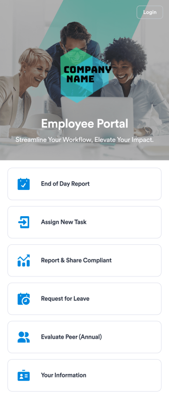 Employee Portal App Template