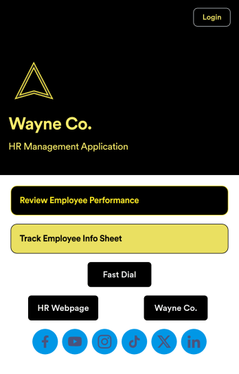 Employee Review App Template