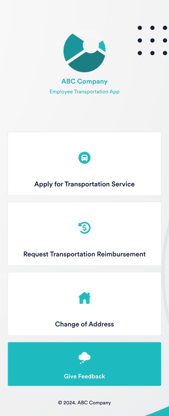 Employee Transportation App Template