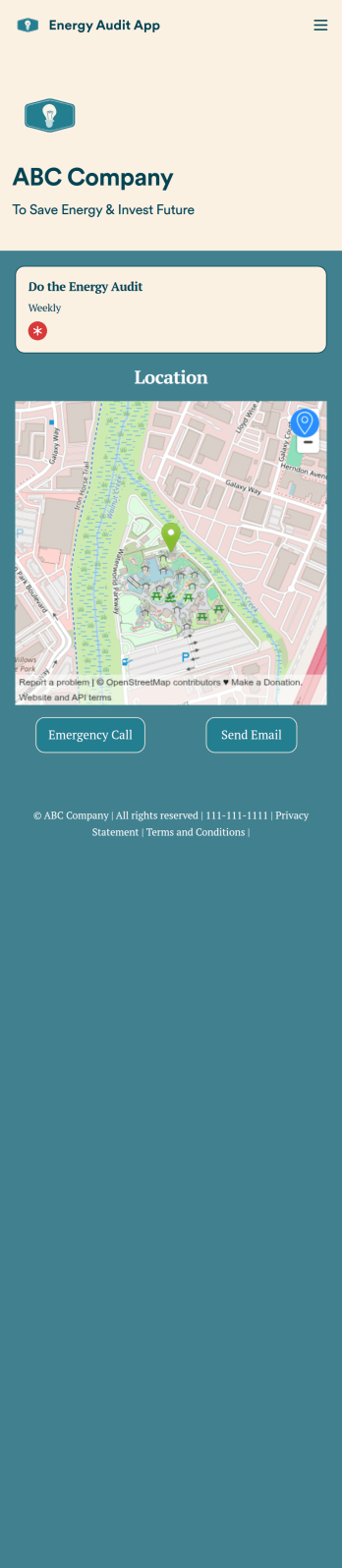 Energy Audit App Template