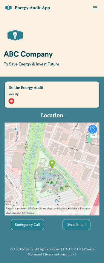 Energy Audit App Template