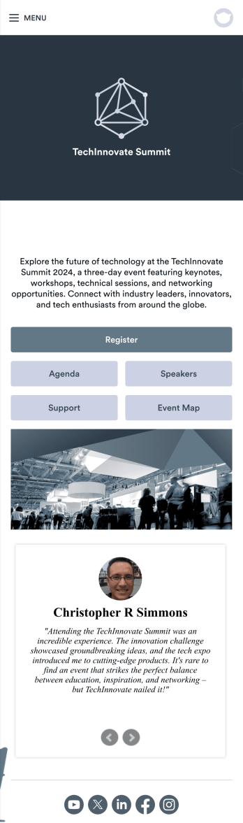 Enterprise Event App Template