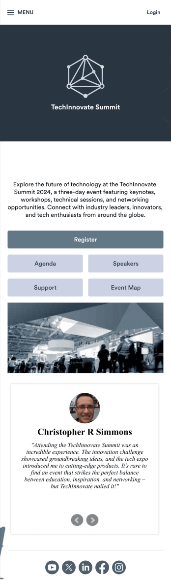 Enterprise Event App Template