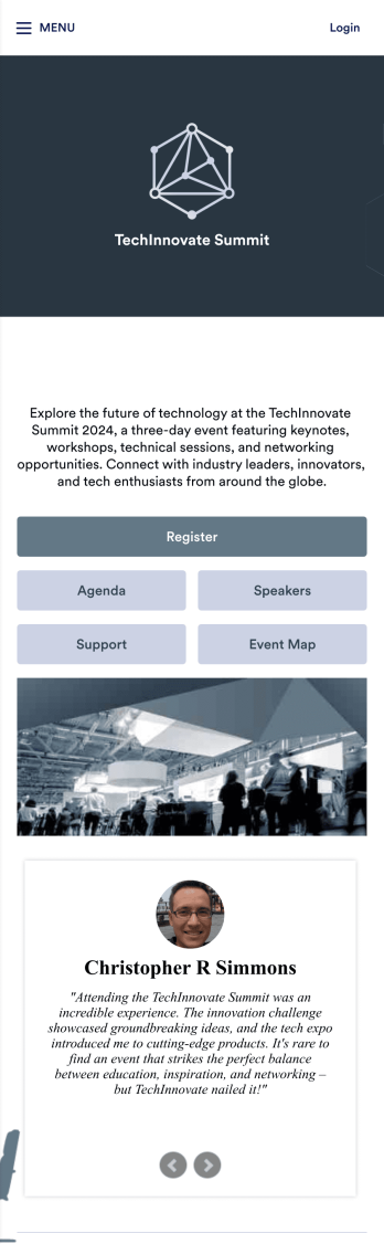Enterprise Event App Template