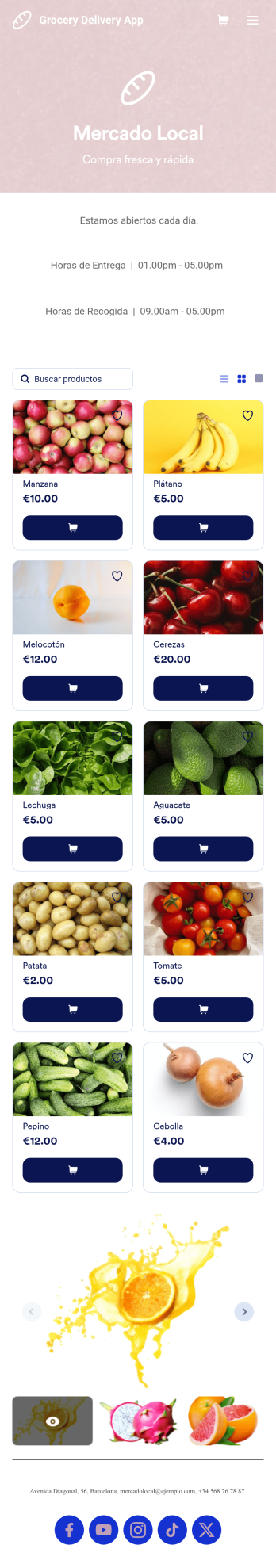 Entrega de la Compra App