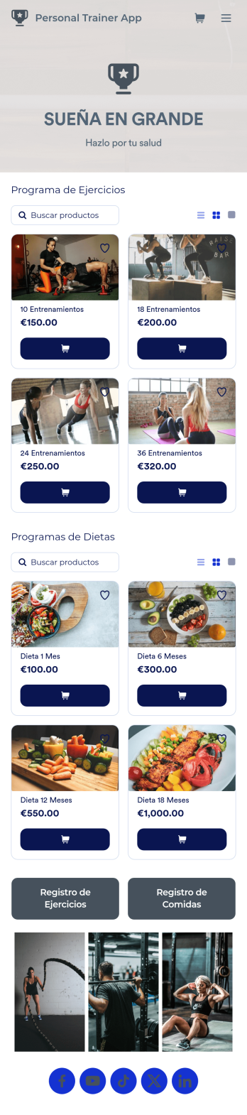 Entrenamiento Personal App