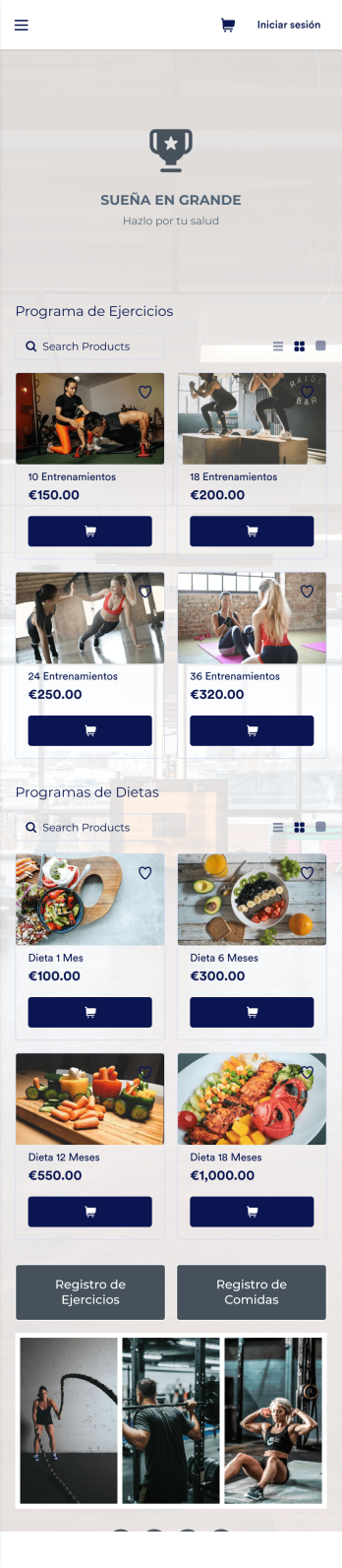 Entrenamiento Personal App