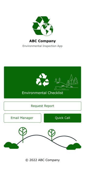 Environmental Inspection App Template