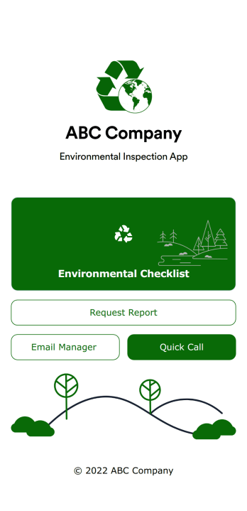 Environmental Inspection App Template