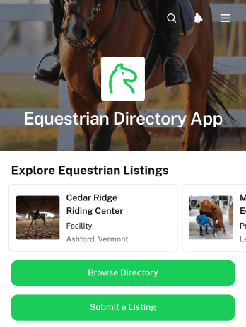 Equestrian Directory App Template