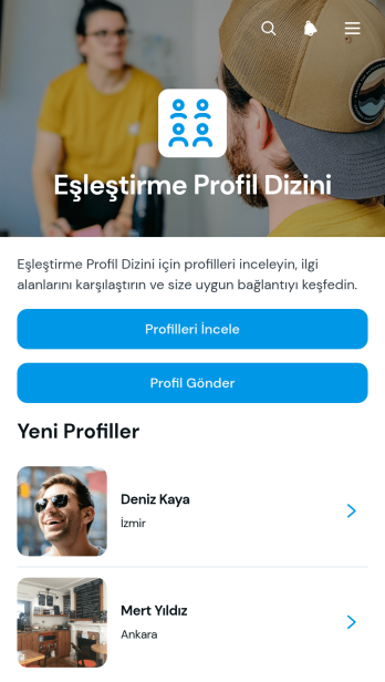 Eşleştirme Profil Dizini Uygulama Șablonu