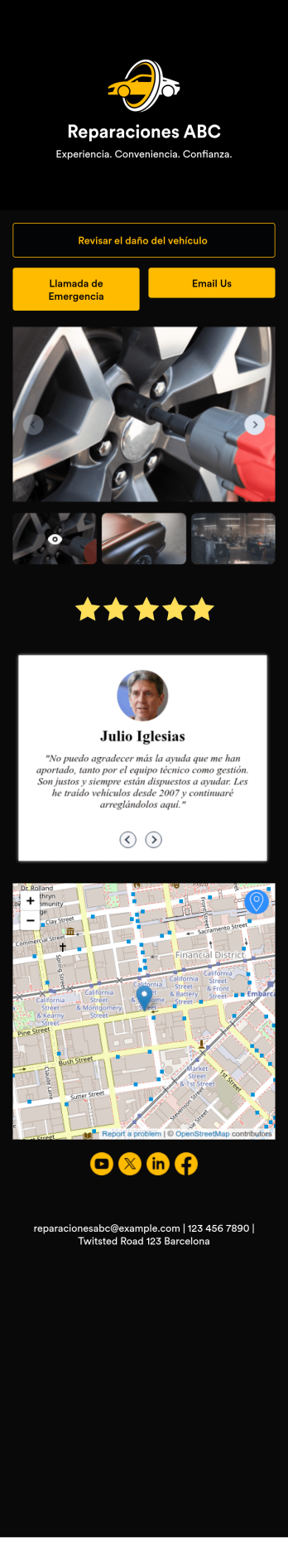 Estimación Reparación de Coche App